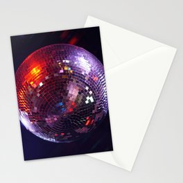 Glitter Disco Ball Stationery Card