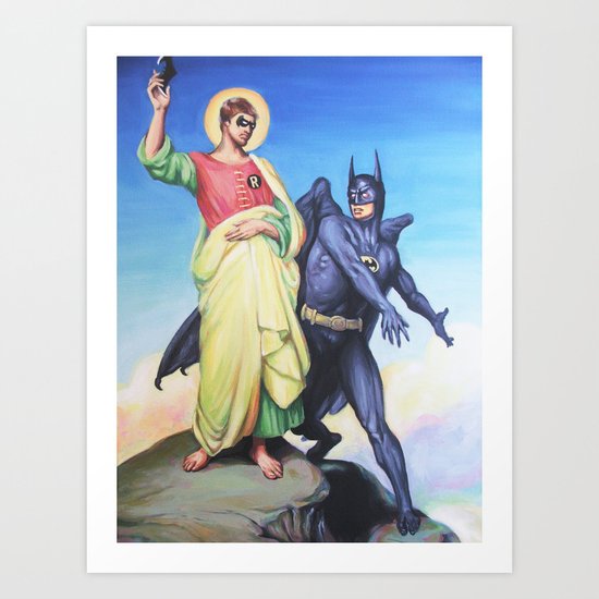 Temptation of Robin Art Print