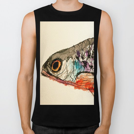 Fish III Biker Tank