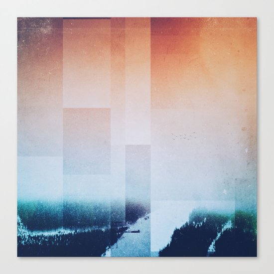 Fractions A85 Canvas Print