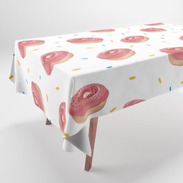 Cute Doughnut Print Seamless Pattern Tablecloth