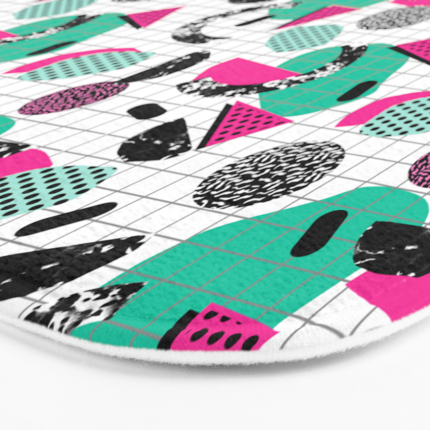 Cha Ching Abstract Throwback Memphis Retro 80s 90s Pop Art Grid Shapes Bath Mat By Wacka Society6 Cha Ching Abstract Throwback Memphis Retro 80s 90s Pop Art Grid Shapes Bath Mat By Wacka Society6