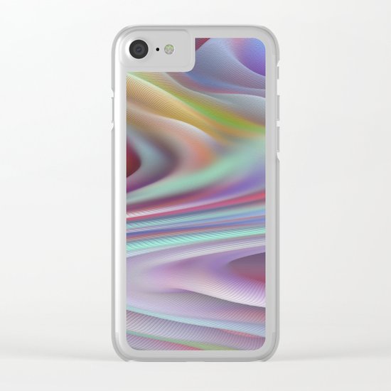 Abstract 218 Clear iPhone Case