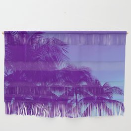 Palm Trees Tropical Beach Night  Wall Hanging