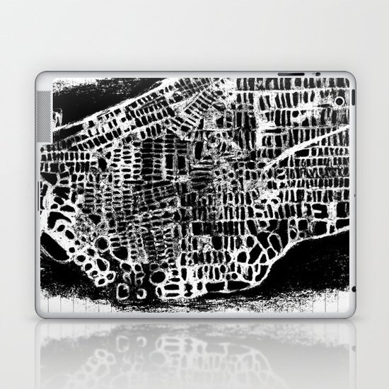 NEW YORK CITY MAP Laptop & iPad Skin