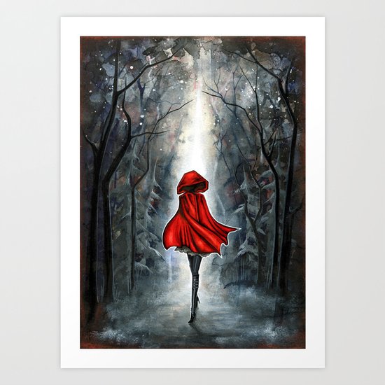 Little Red Riding Hood Art Print
