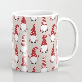 Christmas Gnomes Polka Pattern Coffee Mug