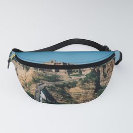 Travel photography - ancient city of Orvieto on a hill in Umbria, Italy Fanny Pack | Mountainmountains, Scenicviewpicture, Landscape, Umbria, Village, Medievalcity, Photo, Color, Hillhills, Medieval 