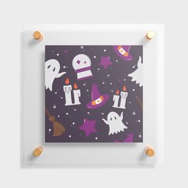 Scary Halloween Background Floating Acrylic Print