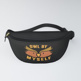Owl By Myself Cute Owl for Women Girls Fanny Pack