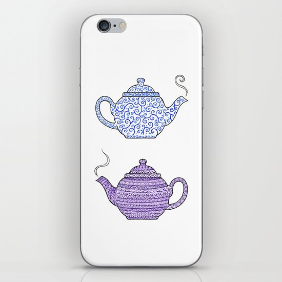 Patterned Teapots iPhone & iPod Skin