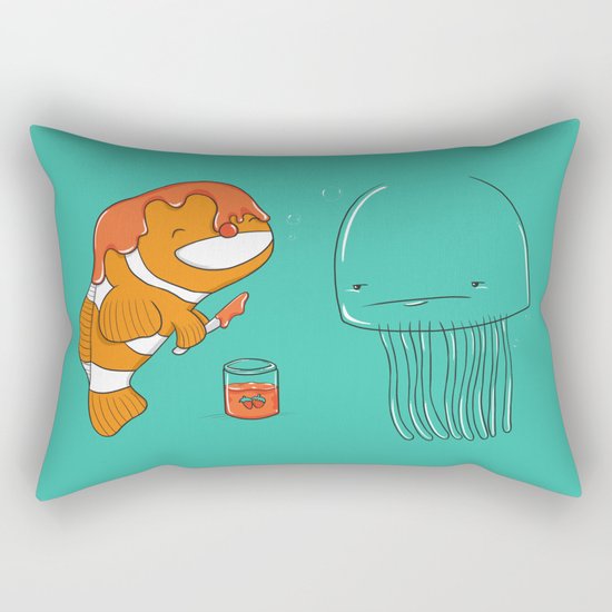 Jellyfish Rectangular Pillow