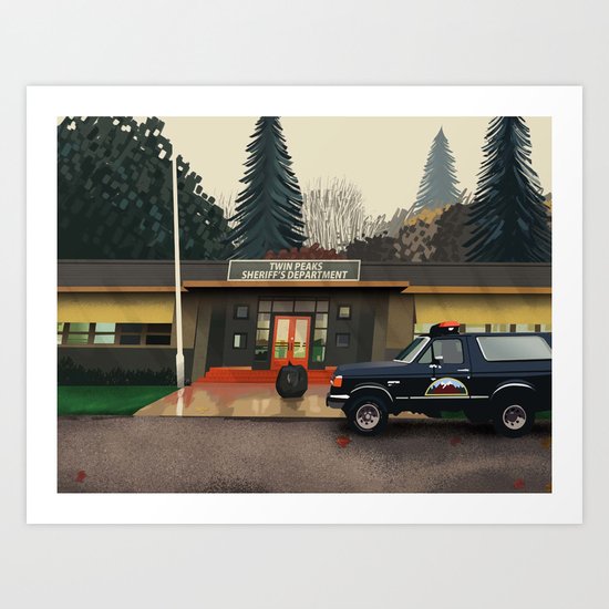 Sheriff's department Art Print