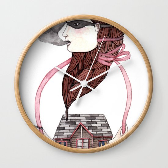 Little Smokes Wall Clock