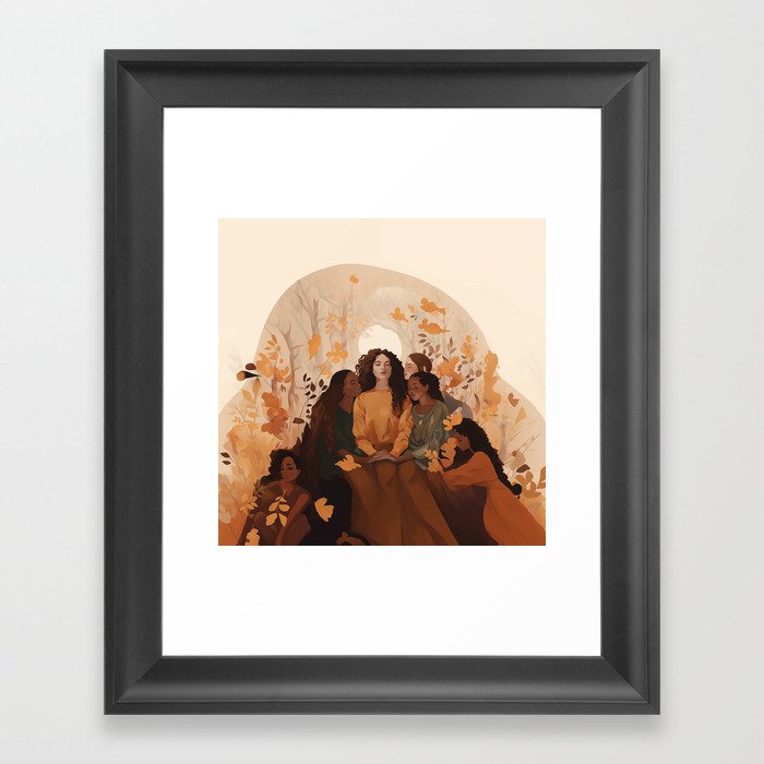 Sisterhood Splendor Framed Art Print