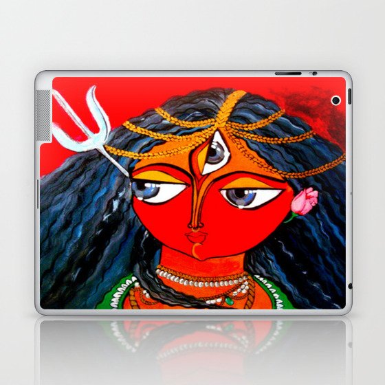 Durga, The Warrior Goddess 2: Commissioned art Laptop & iPad Skin