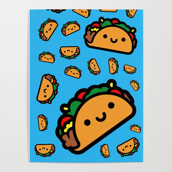 Happy Taco Poster