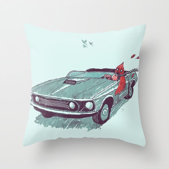 Fear of Flying Throw Pillow