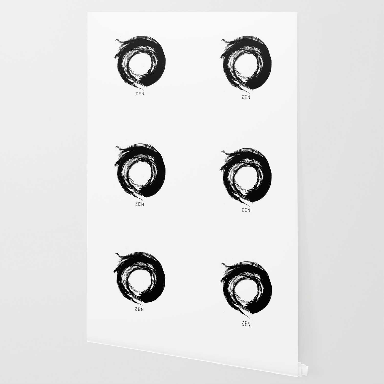 Zen Enso Circle Wallpaper By Murakamistudio Society6