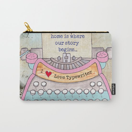 Typewriter #5 Carry-All Pouch