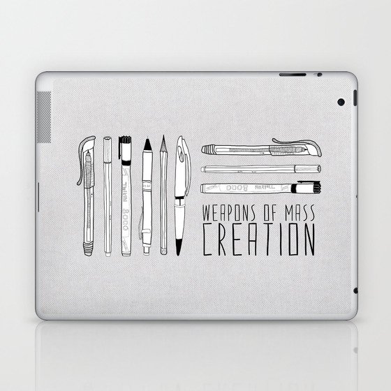 weapons of mass creation Laptop & iPad Skin