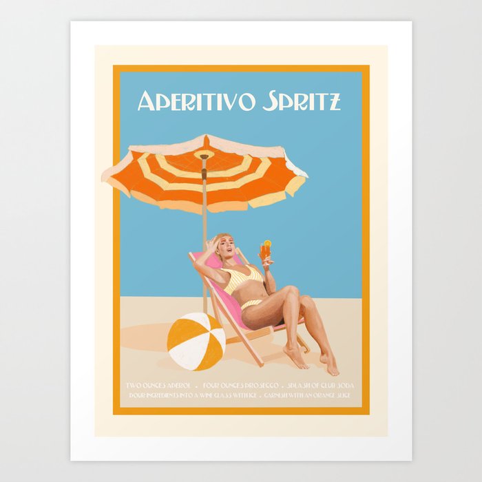 Aperitivo Spritz Art Print