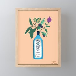 Gin Framed Mini Art Print