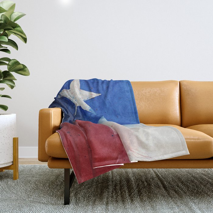 Flag of Texas Throw Blanket