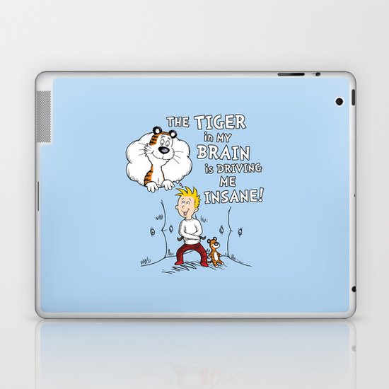 The Tiger in My Brain Laptop & iPad Skin
