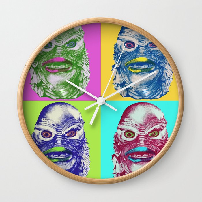 Creature PopArt Wall Clock