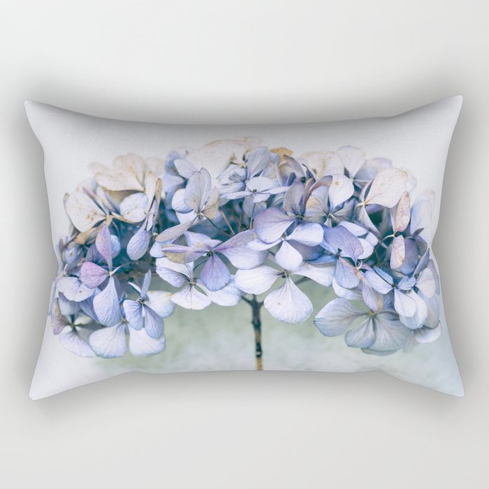 Delicate Hydrangea Rectangular Pillow