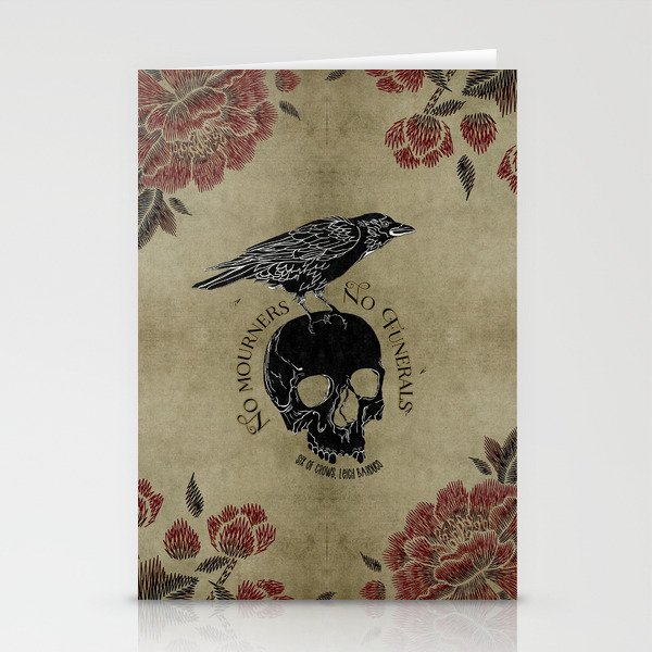 No mourners no funerals - Six of Crows Stationery Cards