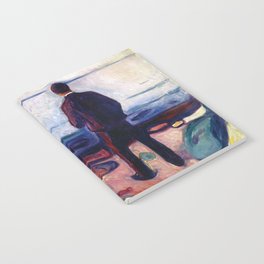 Edvard Munch , Lonely ones ,(variation) Notebook