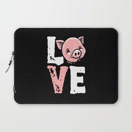 Pig Farm Farmer Laptop Sleeve