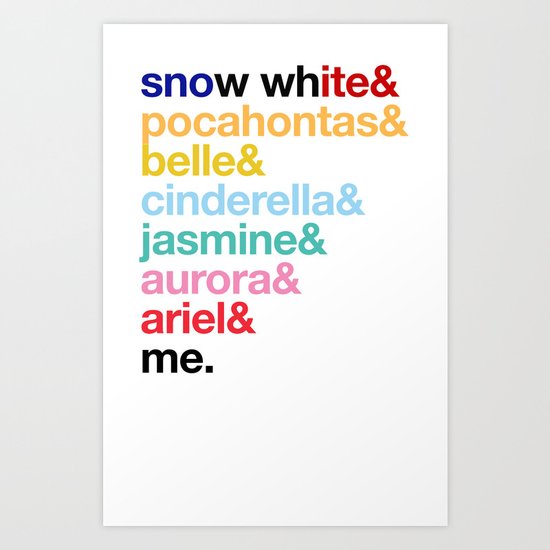 My Mom Says I'm A Princess. Art Print