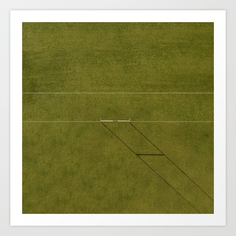 Football Field From Above Art Print By Craftandgraft Society6