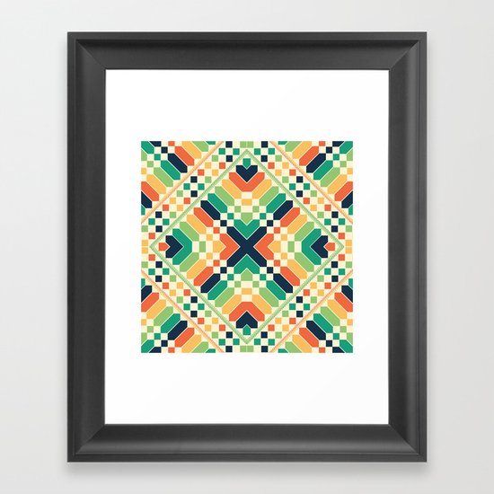 Retrographic Framed Art Print