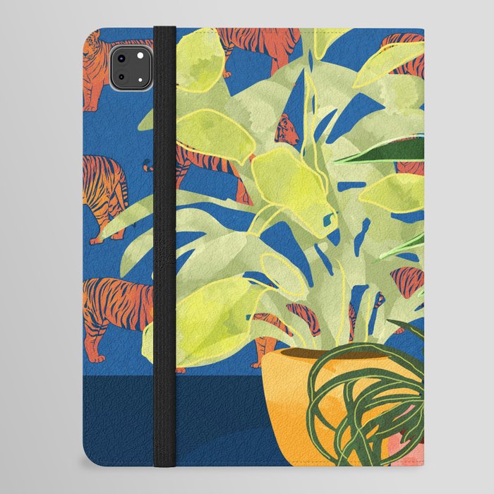 Plant Tiger Abstract iPad Folio Case
