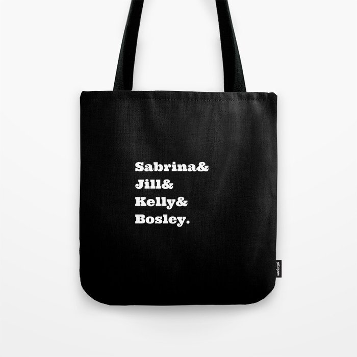 Charlie S Angels Name List Tote Bag By Chuckscherubs Society6