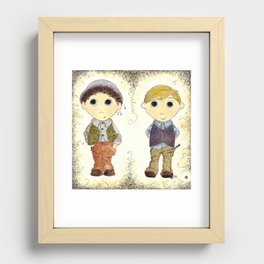 The Twins: Hugo & Harry Recessed Framed Print