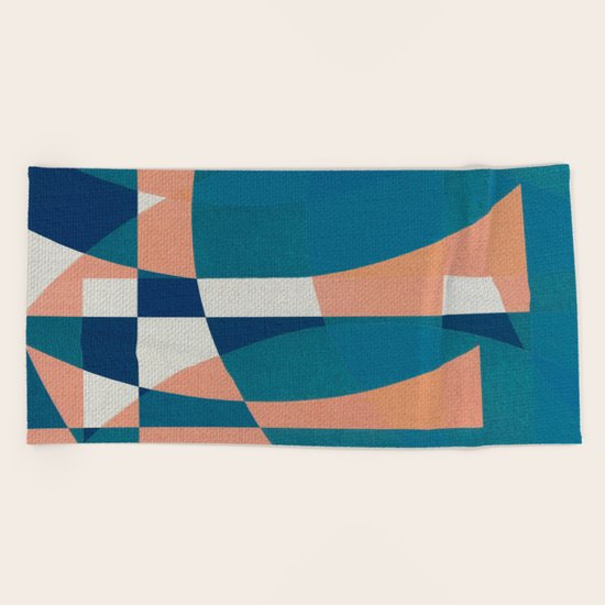 Small Waves Beach Towel
