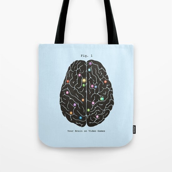 Your Brain On Video Games Tote Bag