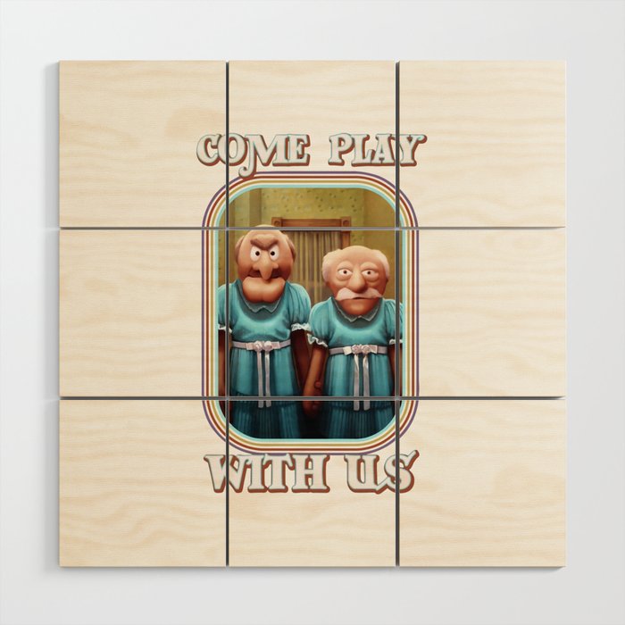 Come Play With us Wood Wall Art