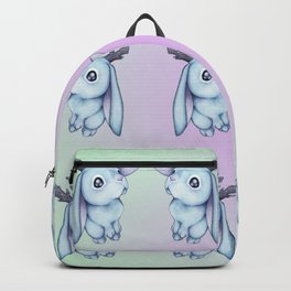Blue Jackalope Backpack | Bunny, Jackalope, Fantasycreatures, Rabbit, Animalart, Folklore, Bluebunny, Bunnyart, Cutebunny, Colored Pencil 