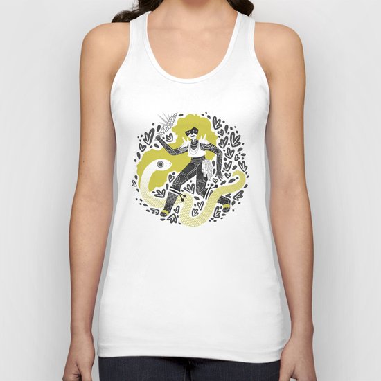 The Serpent Knight Unisex Tank Top