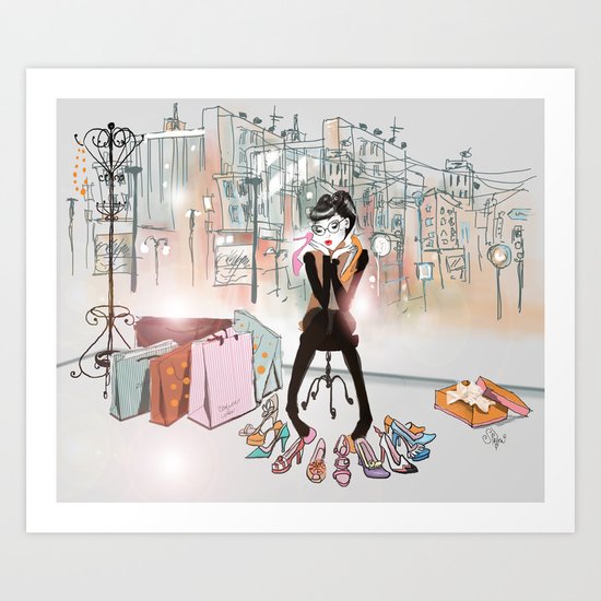 City Boutique Two Art Print