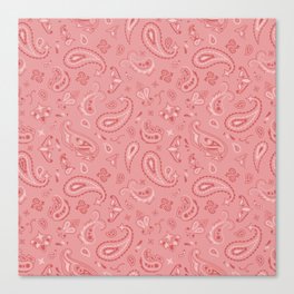 Flamingo Bandana Canvas Print