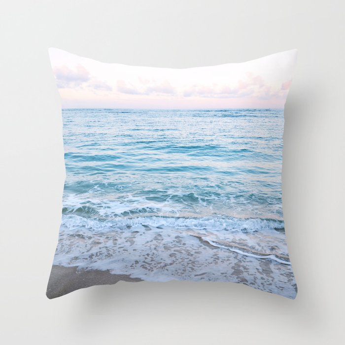 Ocean Throw Pillow by Morgan Schilke 