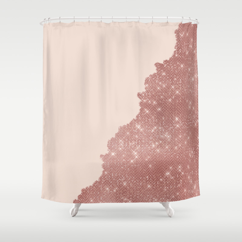 shower curtain split middle
