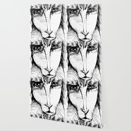 Cat Face Wallpaper Society6